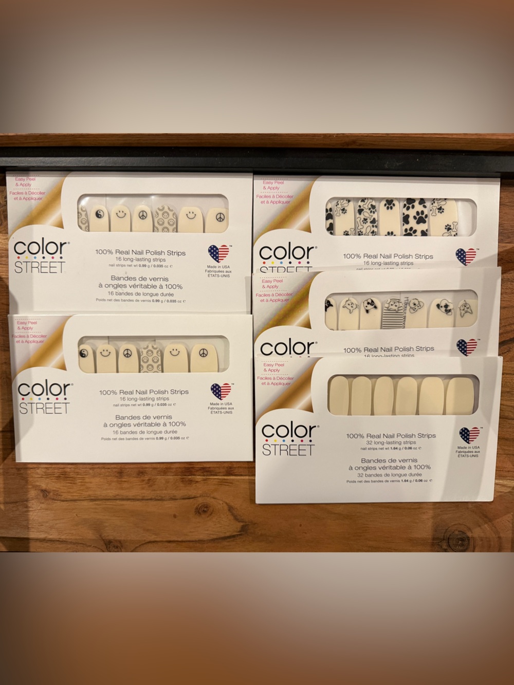 Color Street Nail Strip Overlay Topcoat Variety Pack